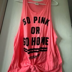 VS pink tank top